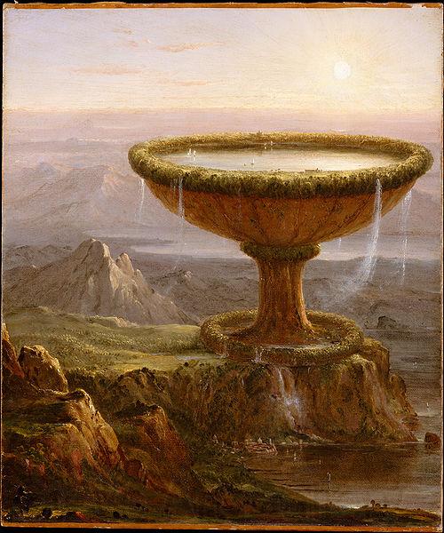 Thomas Cole Der Pokal des Riesen Norge oil painting art